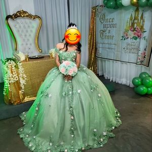 Quinceanera Dress - Sage Green